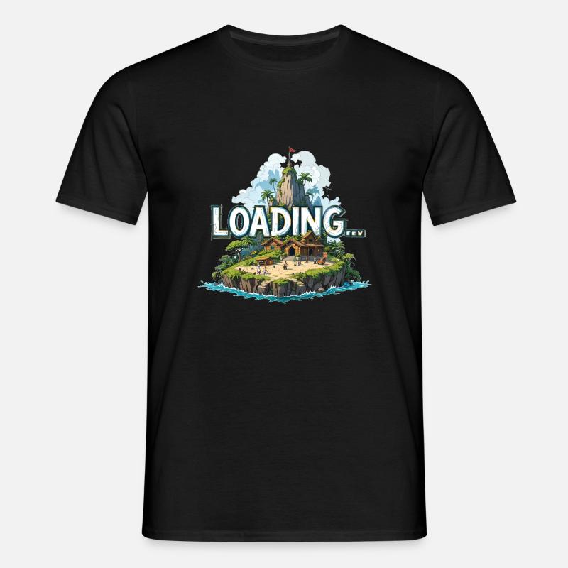 loading .. - Männer T-Shirt - Schwarz