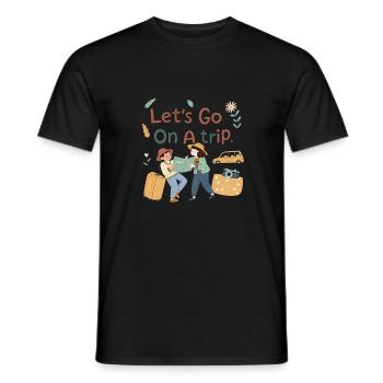 Voyager - T-shirt homme - noir - Devant - AI Model Male 178 light (178cm)