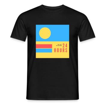 Retro Design 1 The Art of Racing 24 Hours - Männer T-Shirt - Schwarz - Vorne - AI Model Male 178 light (178cm)
