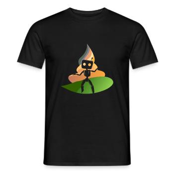 Technologie robotique - T-shirt homme - noir - Devant - AI Model Male 178 light (178cm)
