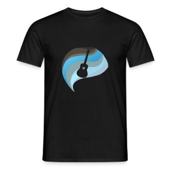 Bassist Guitarist - Men's T-Shirt - black - Front - AI Model Male 178 light (178cm)