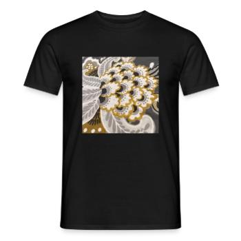Blossom - Men's T-Shirt - black - Front - AI Model Male 178 light (178cm)