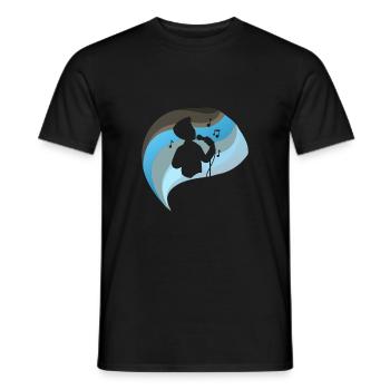 Karaoke Jazz - Männer T-Shirt - Schwarz - Vorne - AI Model Male 178 light (178cm)