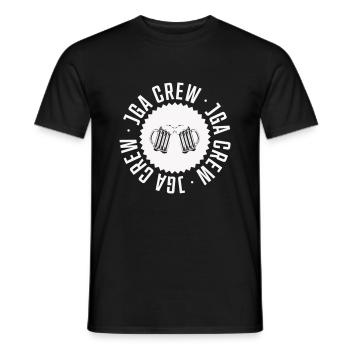 Bachelor Party Crew Beer - Men's T-Shirt - black - Front - AI Model Male 178 light (178cm)