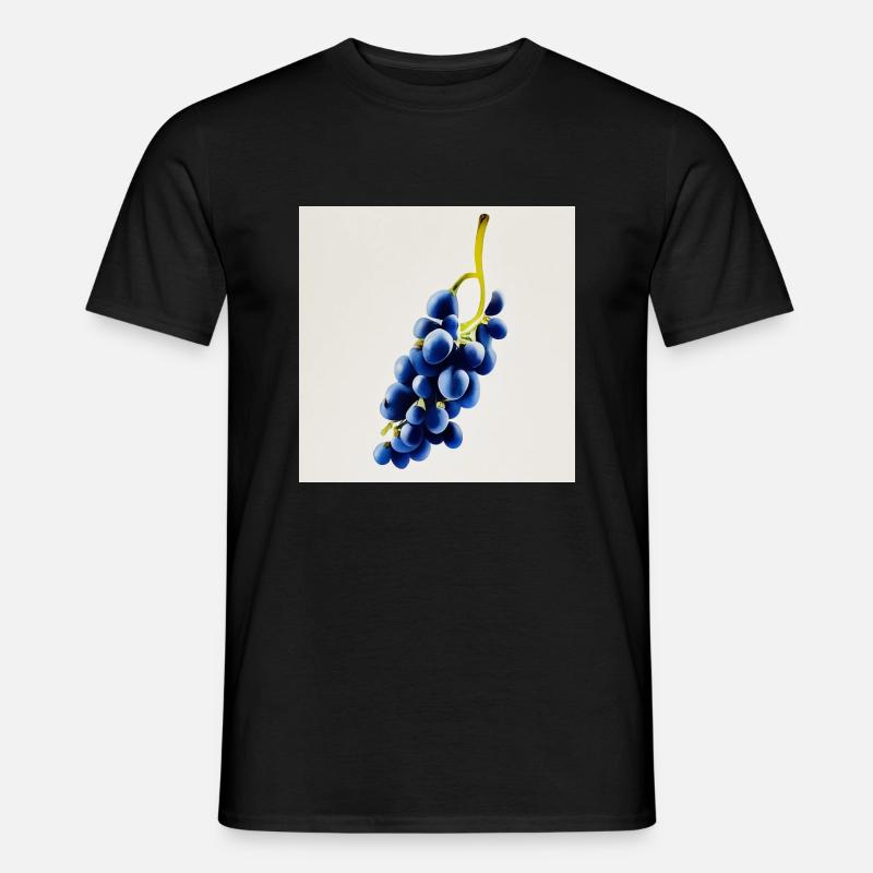 Weintrauben - Männer T-Shirt - Schwarz