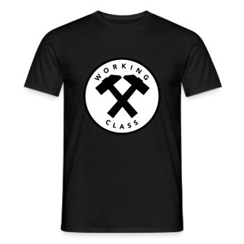 Working Class - Men's T-Shirt - black - Front - AI Model Male 178 light (178cm)