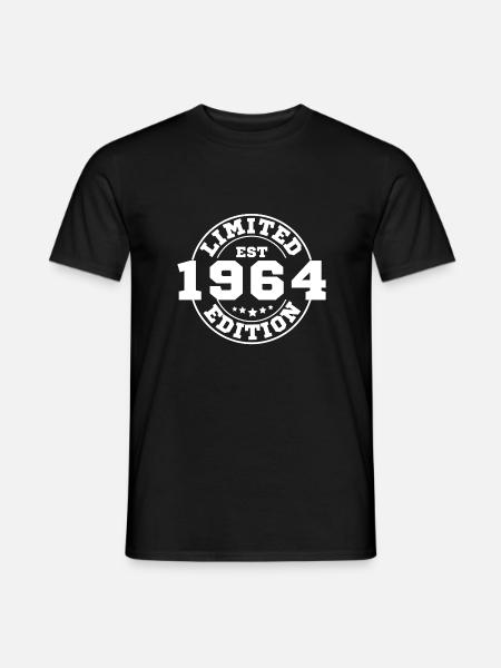 1964 Limitierte Auflage - Männer T-Shirt - Schwarz
