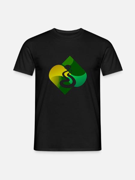 Snake Snakebite Snakehead - Men's T-Shirt - black