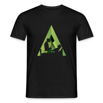 Pratique médicale de guérison du médecin - T-shirt homme - noir - Devant - AI Model Male 178 light (178cm)