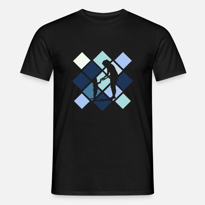 Babysitter Erziehung Elternhilfe - Männer T-Shirt - Schwarz