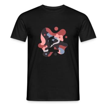 Parkour Parkour Runner Stuntman - Men's T-Shirt - black - Front - AI Model Male 178 light (178cm)