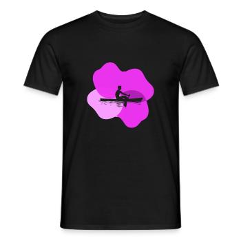 Rudern Mannschaft - Männer T-Shirt - Schwarz - Vorne - AI Model Male 178 light (178cm)