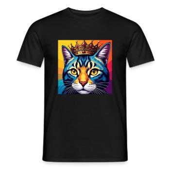AKILLER 0022 - Men's T-Shirt - black - Front - AI Model Male 178 light (178cm)