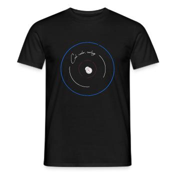 Curling is coolest - Men's T-Shirt - black - Front - AI Model Male 178 light (178cm)