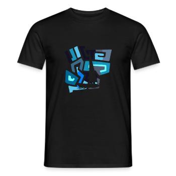 Voilier Bateau à voile - T-shirt homme - noir - Devant - AI Model Male 178 light (178cm)