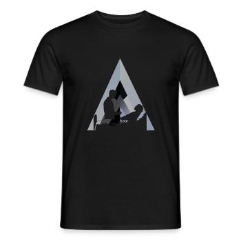 Médecin Santé - T-shirt homme - noir - Devant - AI Model Male 178 light (178cm)