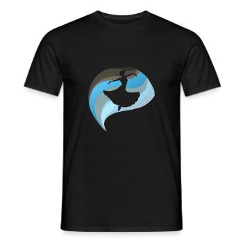 Danse Sport Cours de danse moderne - T-shirt homme - noir - Devant - AI Model Male 178 light (178cm)