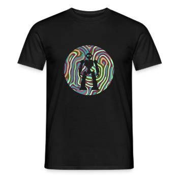 Robotik Informatik Cyborg - Männer T-Shirt - Schwarz - Vorne - AI Model Male 178 light (178cm)