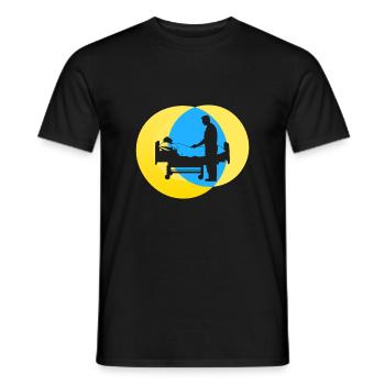 Medizin Pflegedienst Behandlung - Männer T-Shirt - Schwarz - Vorne - AI Model Male 178 light (178cm)