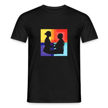 Medical Nursing Emergency Room - Men's T-Shirt - black - Front - AI Model Male 178 light (178cm)