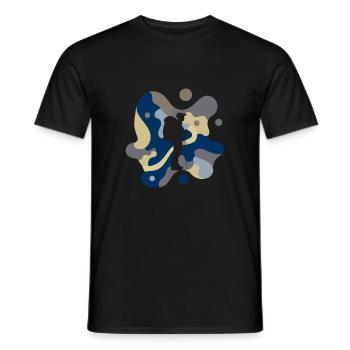 Hikers Hike Hiking - Men's T-Shirt - black - Front - AI Model Male 178 light (178cm)