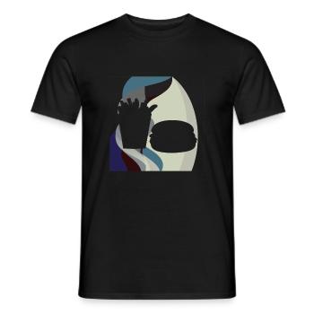 Burger Fries Grillen - Männer T-Shirt - Schwarz - Vorne - AI Model Male 178 light (178cm)