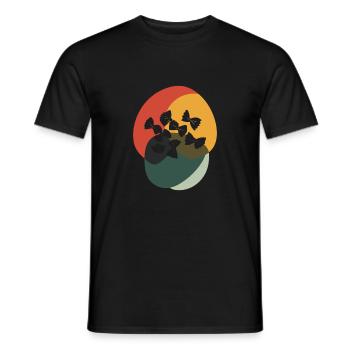 Nudeln Italienisch Teigwaren - Männer T-Shirt - Schwarz - Vorne - AI Model Male 178 light (178cm)