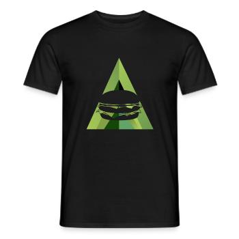 Burgers Restauration rapide Hamburgers - T-shirt homme - noir - Devant - AI Model Male 178 light (178cm)