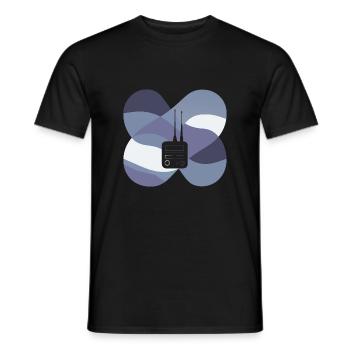 Amateurfunk Funkamateure Frequenz - Männer T-Shirt - Schwarz - Vorne - AI Model Male 178 light (178cm)