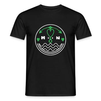 Moin lieber Anker für die Möwen Seemänner - Männer T-Shirt - Schwarz - Vorne - AI Model Male 178 light (178cm)