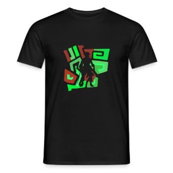Pirate Pirate Head - Men's T-Shirt - black - Front - AI Model Male 178 light (178cm)