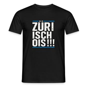 Zueri isch ois - Männer T-Shirt - Schwarz - Vorne - AI Model Male 178 light (178cm)