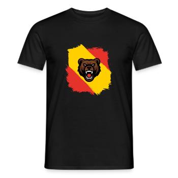 Berner Bär - Männer T-Shirt - Schwarz - Vorne - AI Model Male 178 light (178cm)