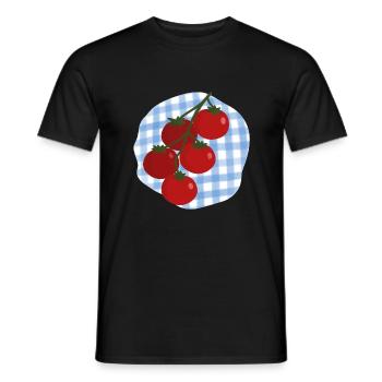 Tomatoes - Men's T-Shirt - black - Front - AI Model Male 178 light (178cm)