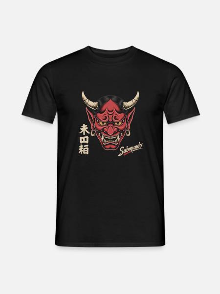 Japanese mask - Men's T-Shirt - black