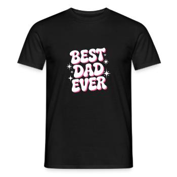 Best Dad Ever - T-shirt homme - noir - Devant - AI Model Male 178 light (178cm)