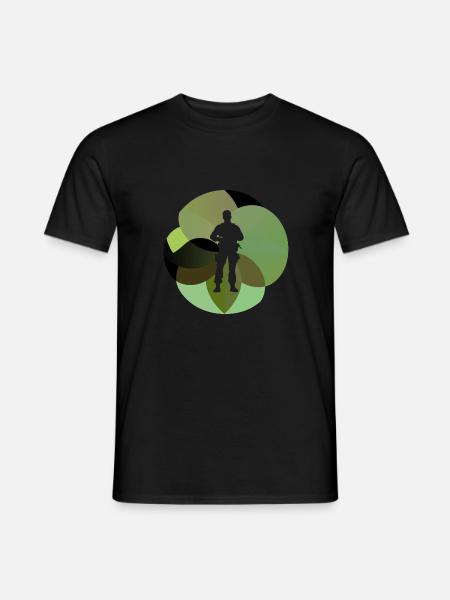 Officer Security Crime - Men's T-Shirt - black