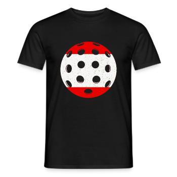 Pickleball Autriche - T-shirt homme - noir - Devant - AI Model Male 178 light (178cm)