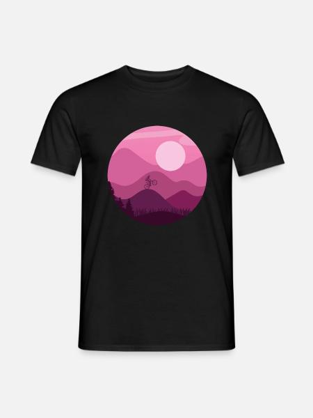 Mountain Biker - Men's T-Shirt - black