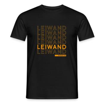 Leiwand, Leiwand, Leiwand - Männer T-Shirt - Schwarz - Vorne - AI Model Male 178 light (178cm)