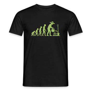 Evolution Jardinage Jardinage jardinage jardinage - T-shirt homme - noir - Devant - AI Model Male 178 light (178cm)