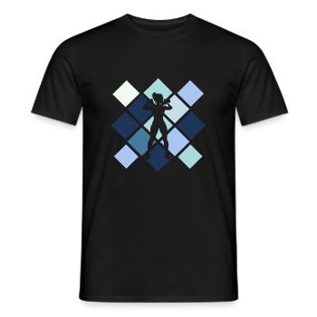 Entraînement Musculation Fitness - T-shirt homme - noir - Devant - AI Model Male 178 light (178cm)