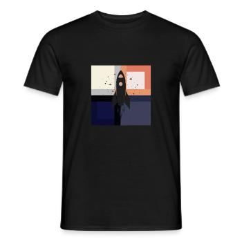 Astronomie spatiale Planètes - T-shirt homme - noir - Devant - AI Model Male 178 light (178cm)