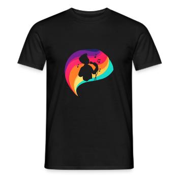 Gesang Singen Karaoke - Männer T-Shirt - Schwarz - Vorne - AI Model Male 178 light (178cm)