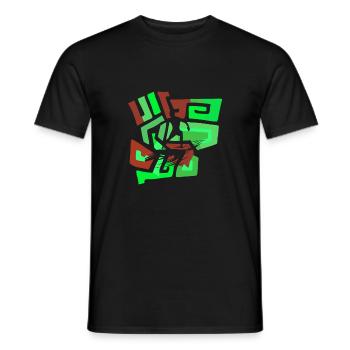 Surfer Surfboard Hawaii - Men's T-Shirt - black - Front - AI Model Male 178 light (178cm)