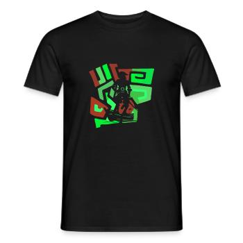 Pirate Flag Pirate Bay Pirates - Men's T-Shirt - black - Front - AI Model Male 178 light (178cm)