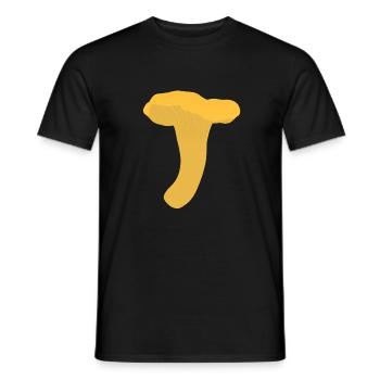 Pfifferlinge - Männer T-Shirt - Schwarz - Vorne - AI Model Male 178 light (178cm)