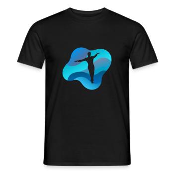 Danse Danse Couple - T-shirt homme - noir - Devant - AI Model Male 178 light (178cm)