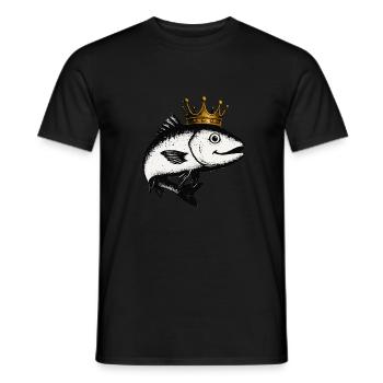 King Fish Fishers Empire - Men's T-Shirt - black - Front - AI Model Male 178 light (178cm)