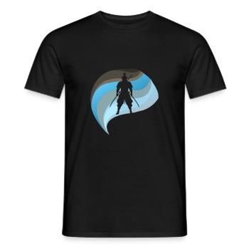 Ninja Kendo Samurai - Männer T-Shirt - Schwarz - Vorne - AI Model Male 178 light (178cm)